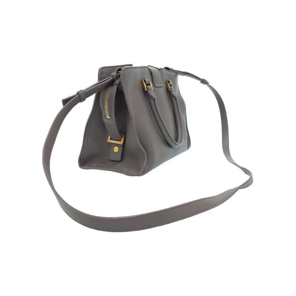 SAINT LAURENT PARIS Cabas 2WAY Leather Handbag - Picture 2 of 9